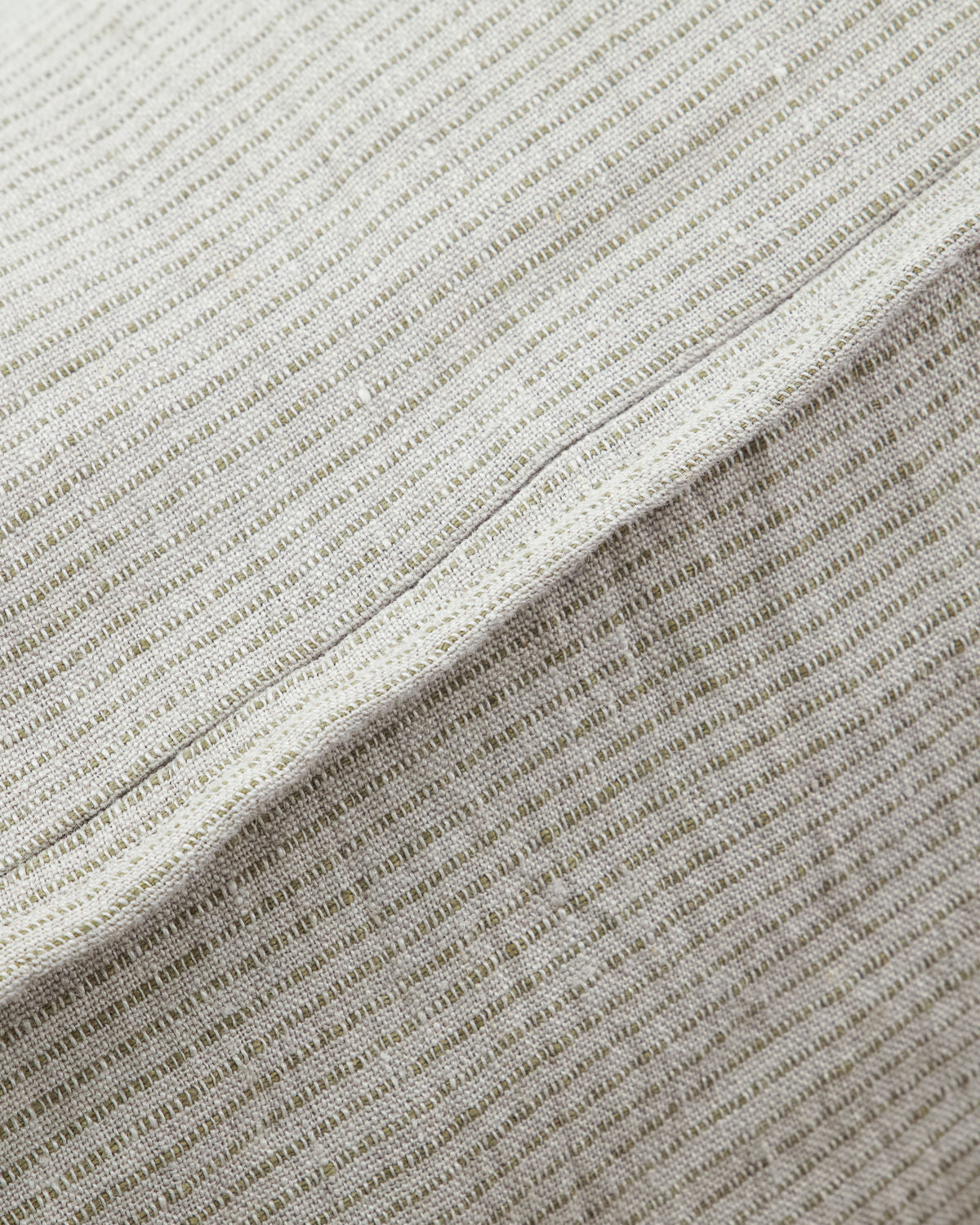 Streak Kuddfodral 50x50 cm, Grön Rand