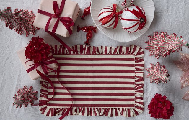 Jolly Tallriksunderlägg, Röd Rand