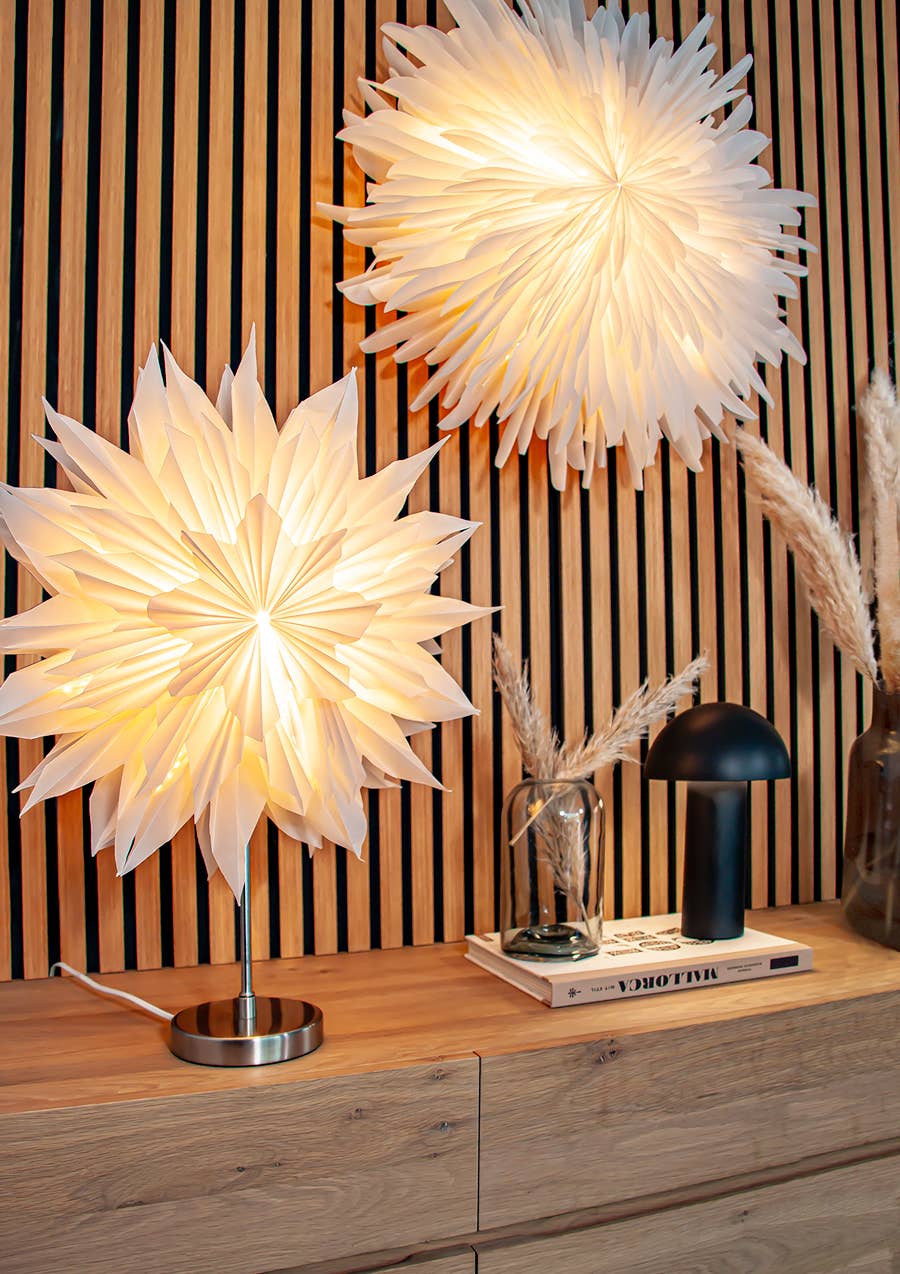 Adventsstjärna Stella Dalhia Vit, 60 cm