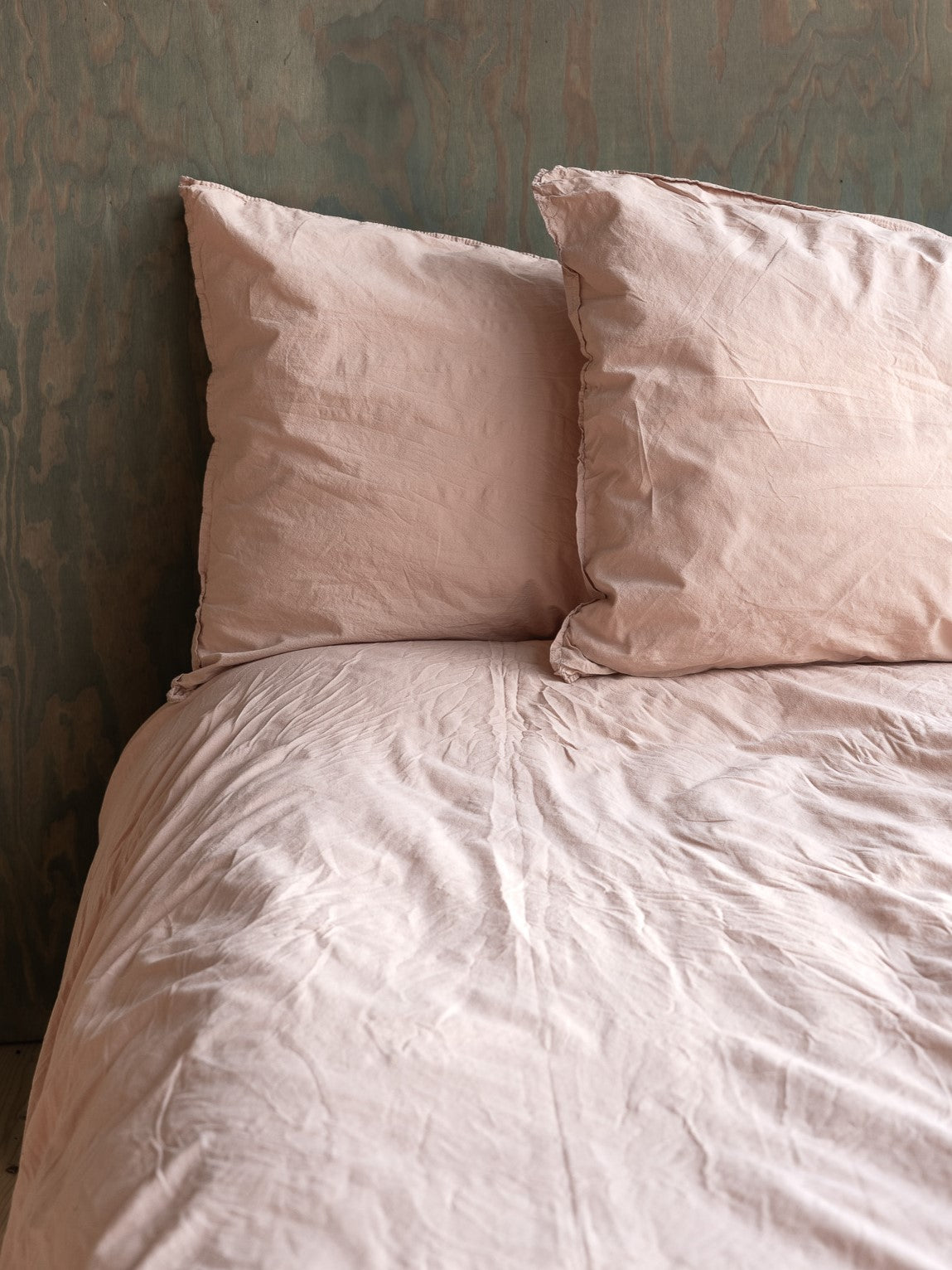 Crinkle Påslakanset, Nude Pink