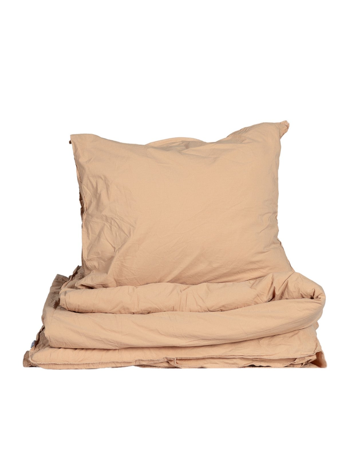 Crinkle Påslakanset, Peach Pink