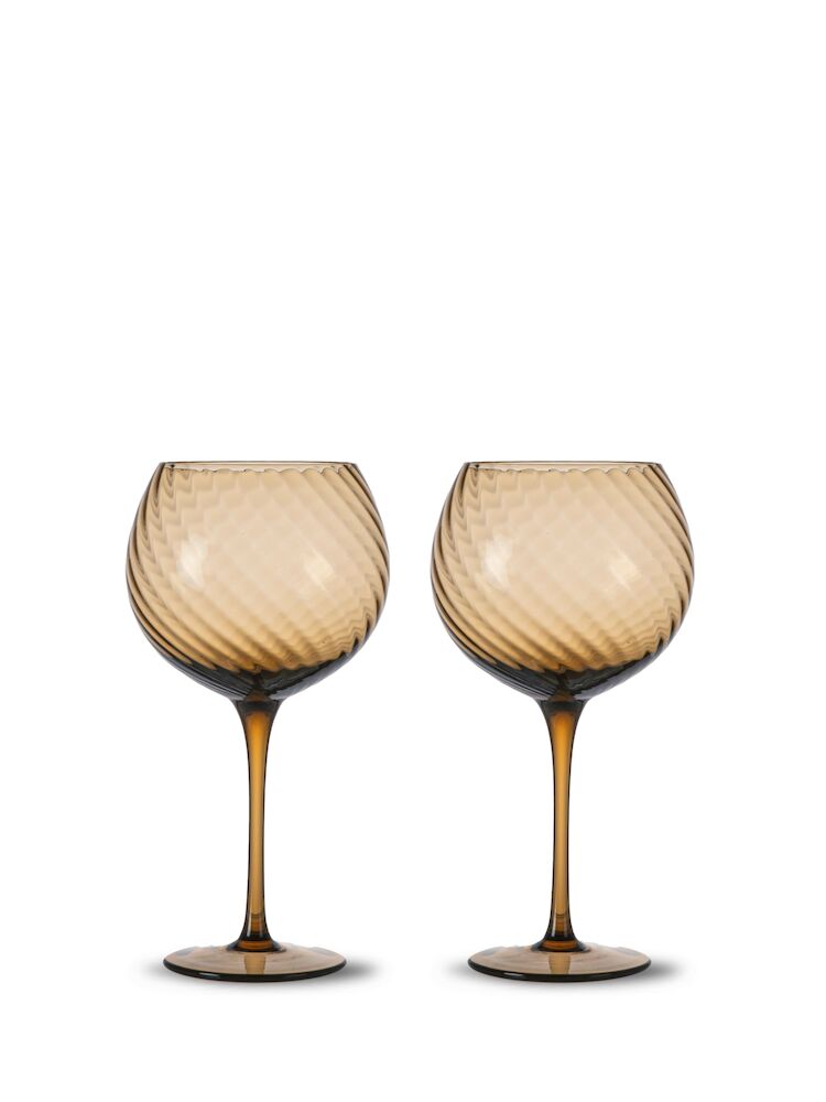 Opacity Vinglas, 2-pack, Brown