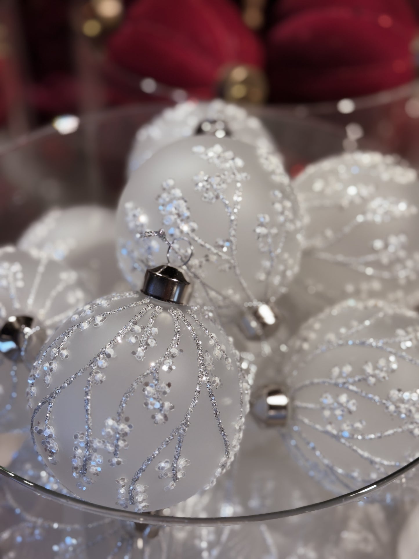 Julgranskula Frosty, 8 cm