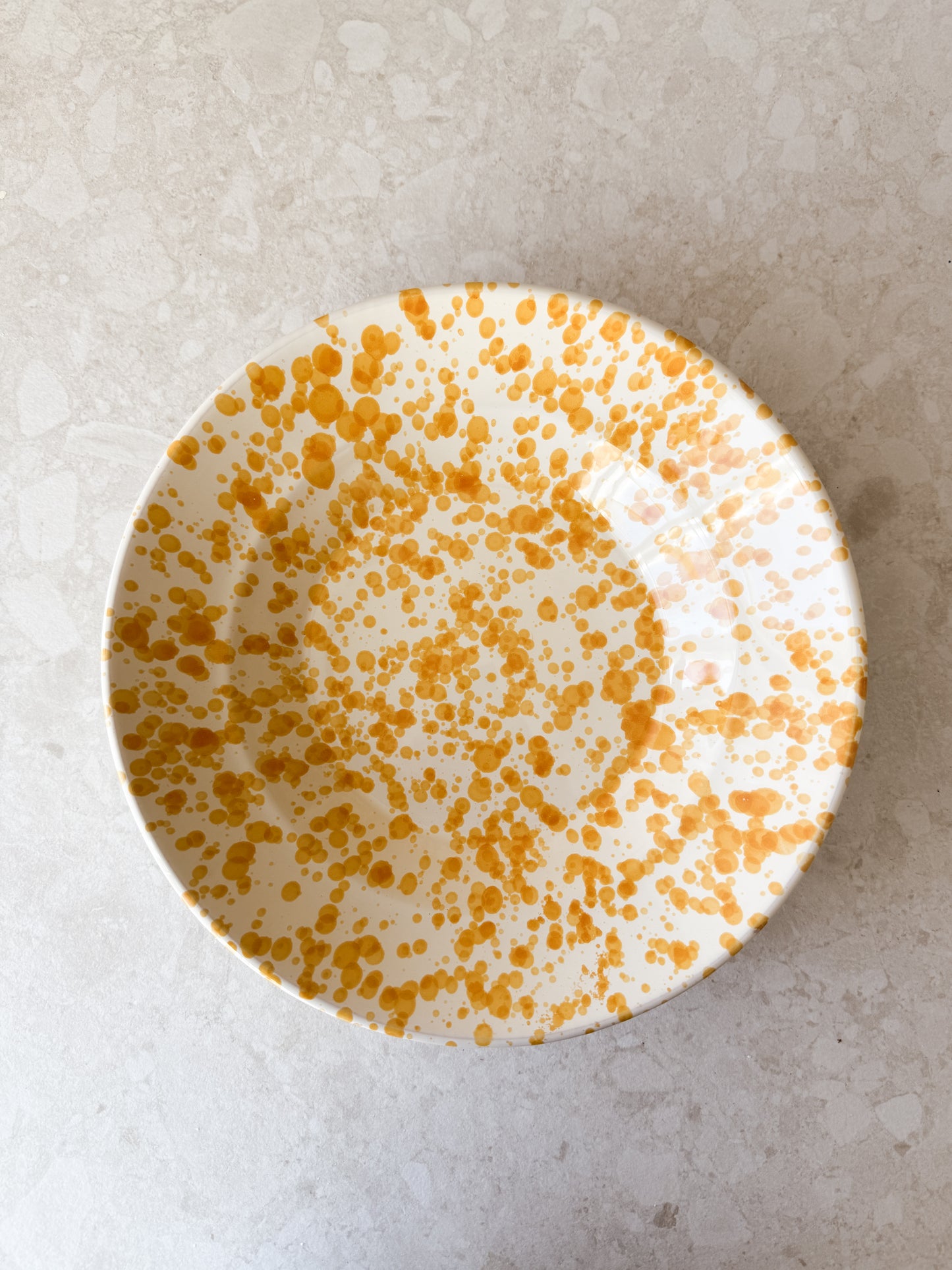 Spruzzi Serveringsskål 30 cm, Gul