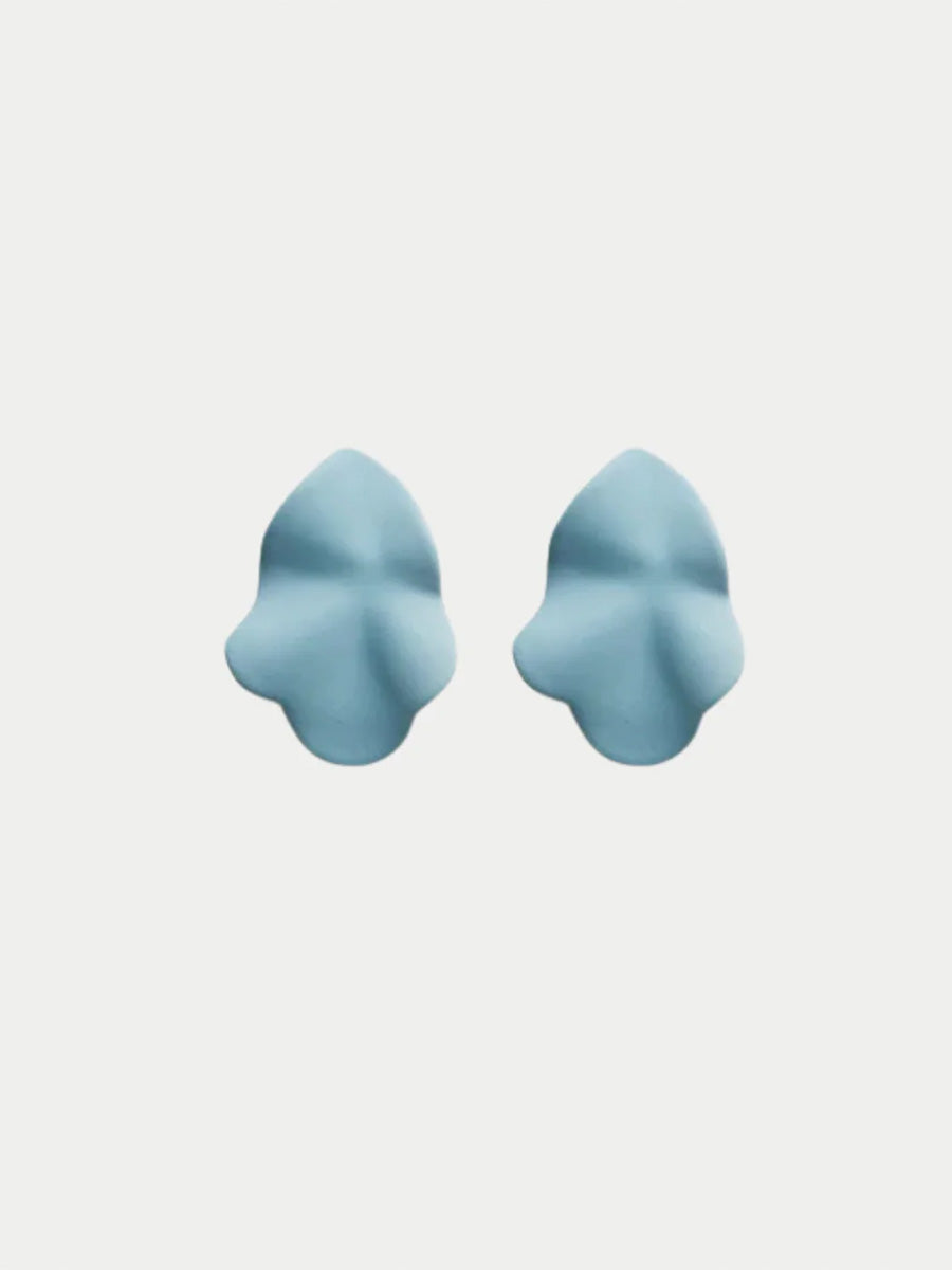 Lip Örhängen, Small, Light Blue