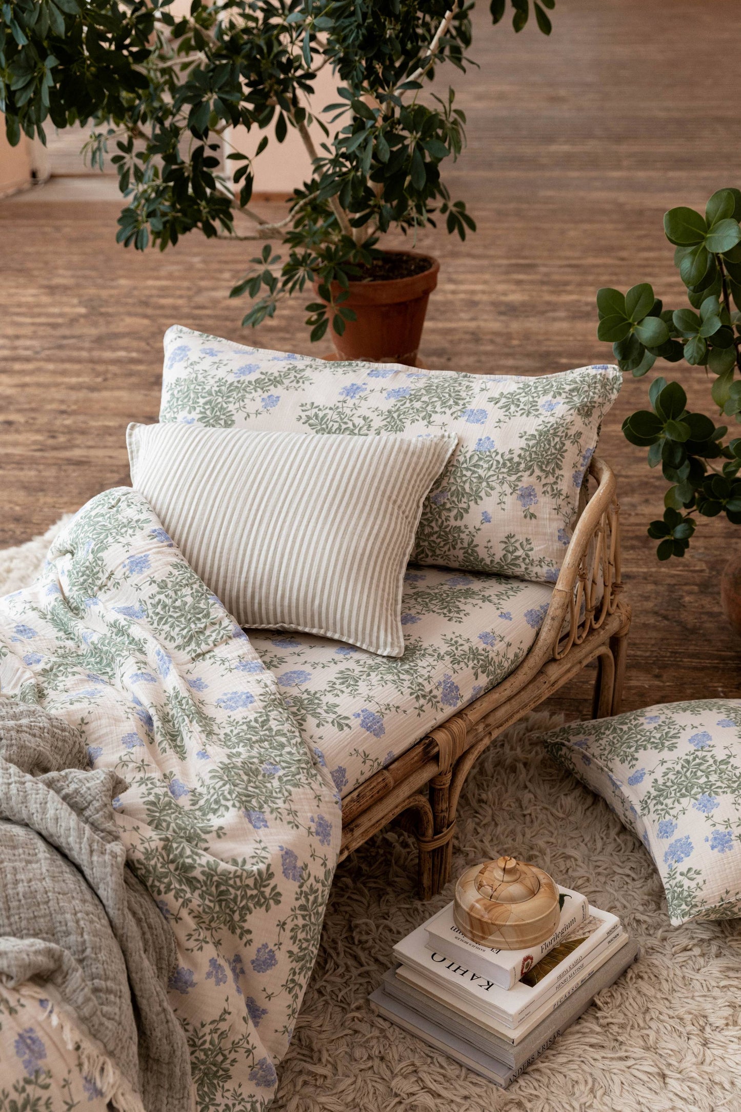 Muslin Bäddset, Plumbago