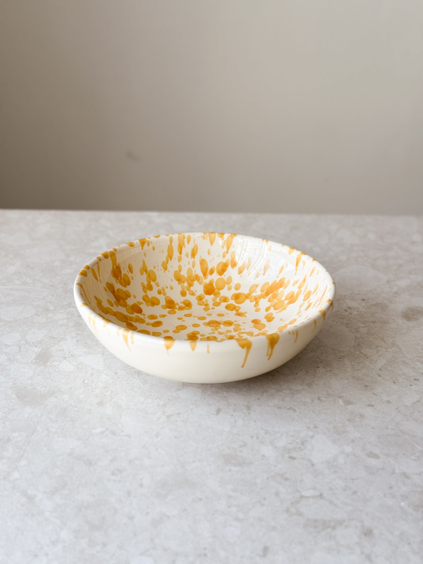 Spruzzi Skål 19 cm, Gul