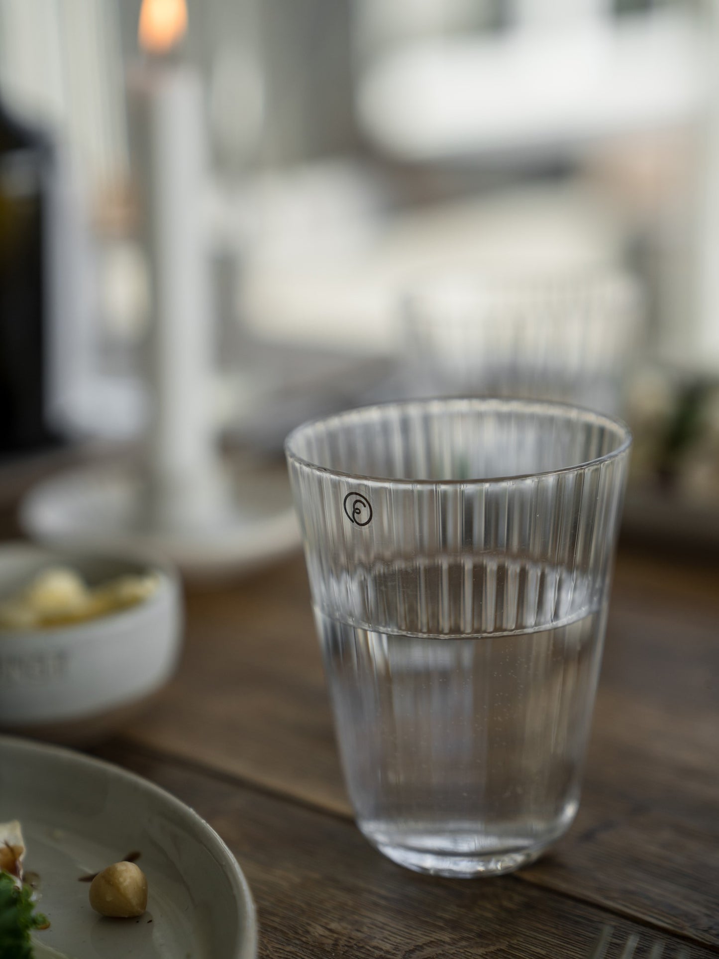 ERNST Dricksglas, Räfflat Glas, 30cl