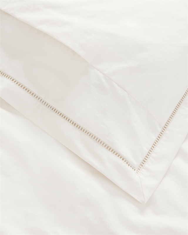 Ladder Lace Påslakan, Pearl, 150x210 cm