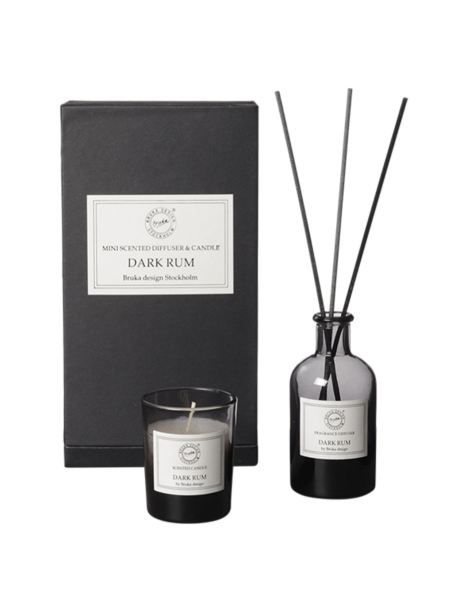Bruka Gåvoset Doftpinnar + Doftljus, Dark Rum