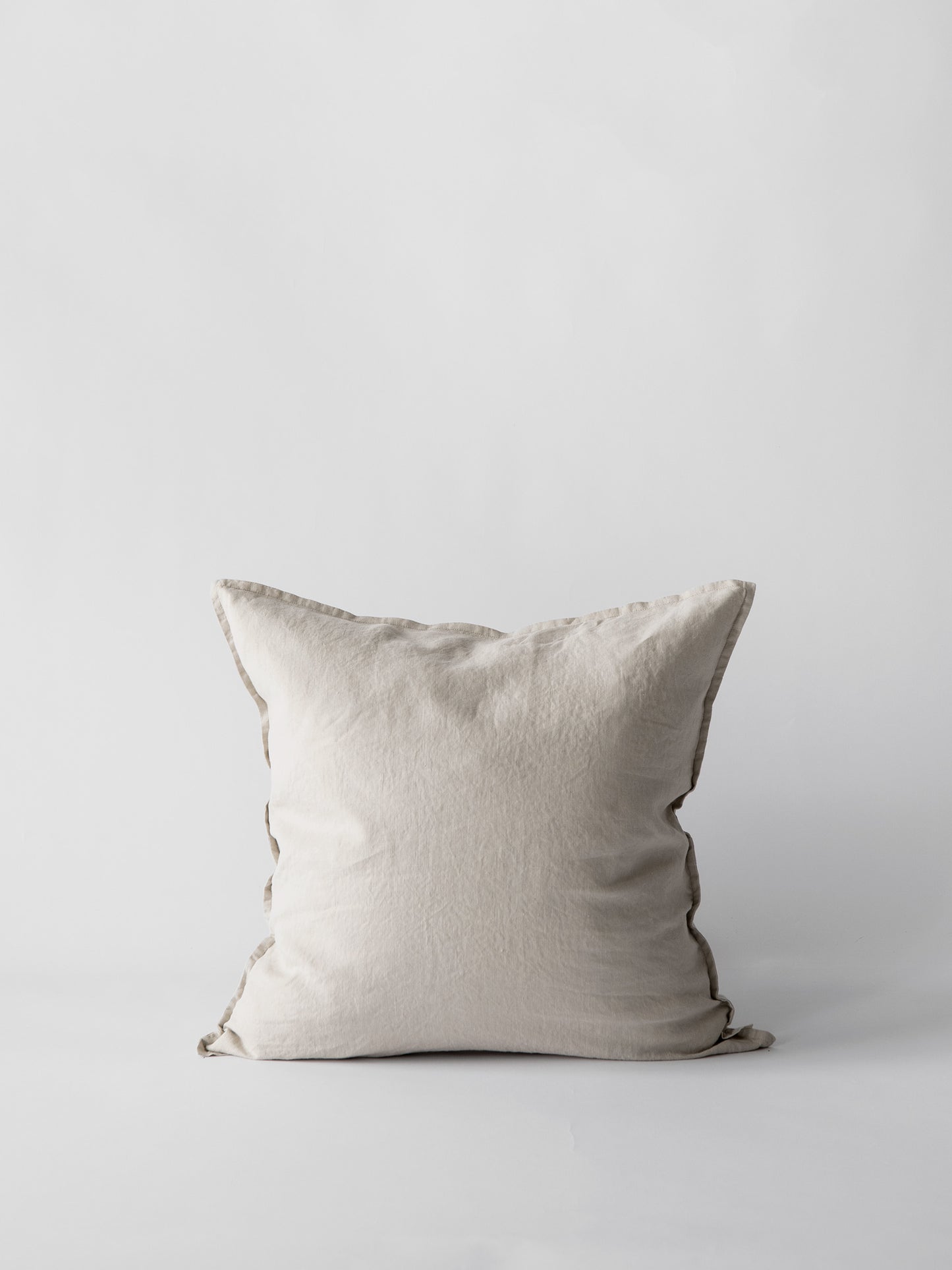 Kuddfodral Linne, Warm Grey, 50x50 cm
