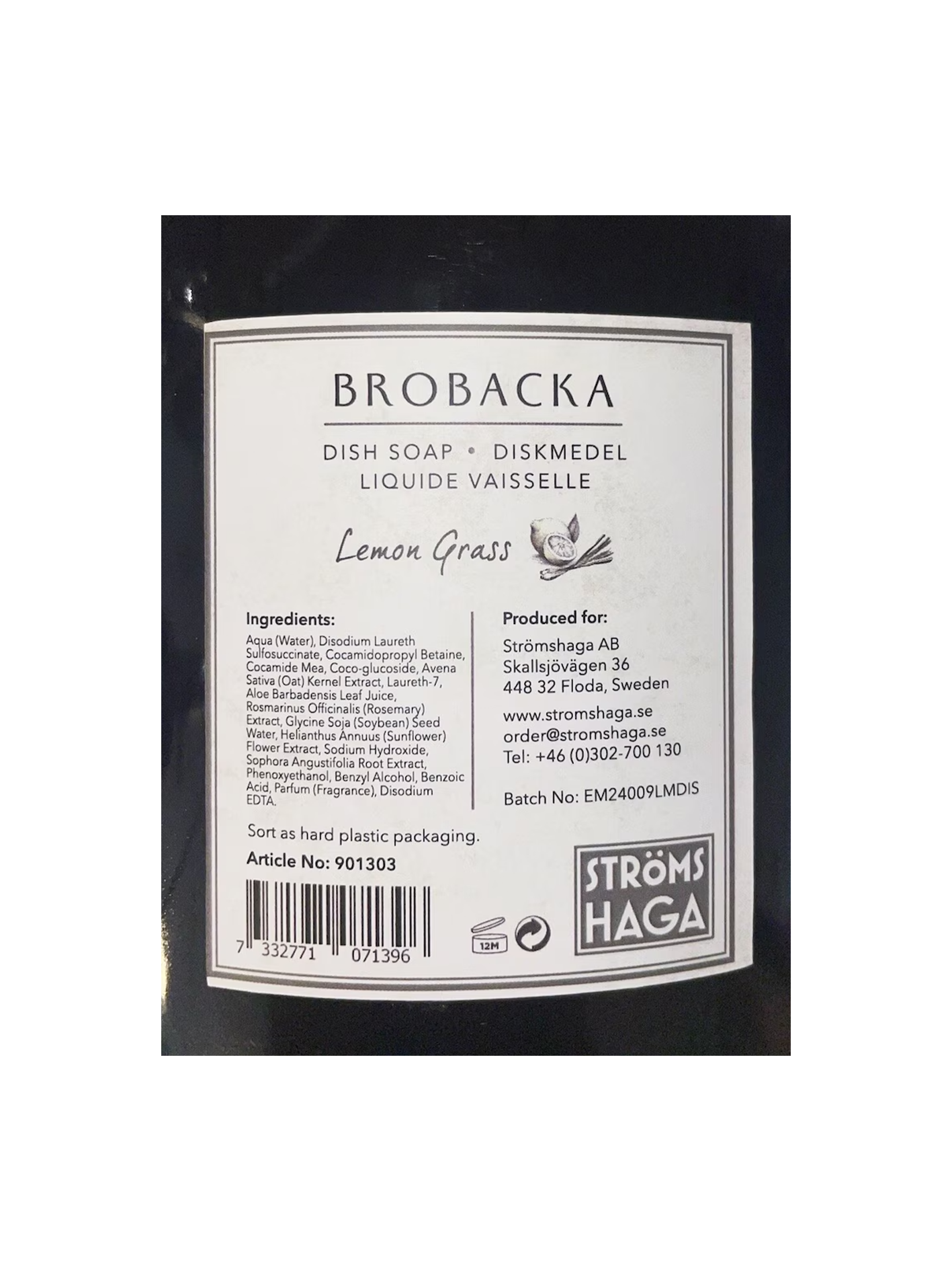 Brobacka Diskmedel, Citrongräs