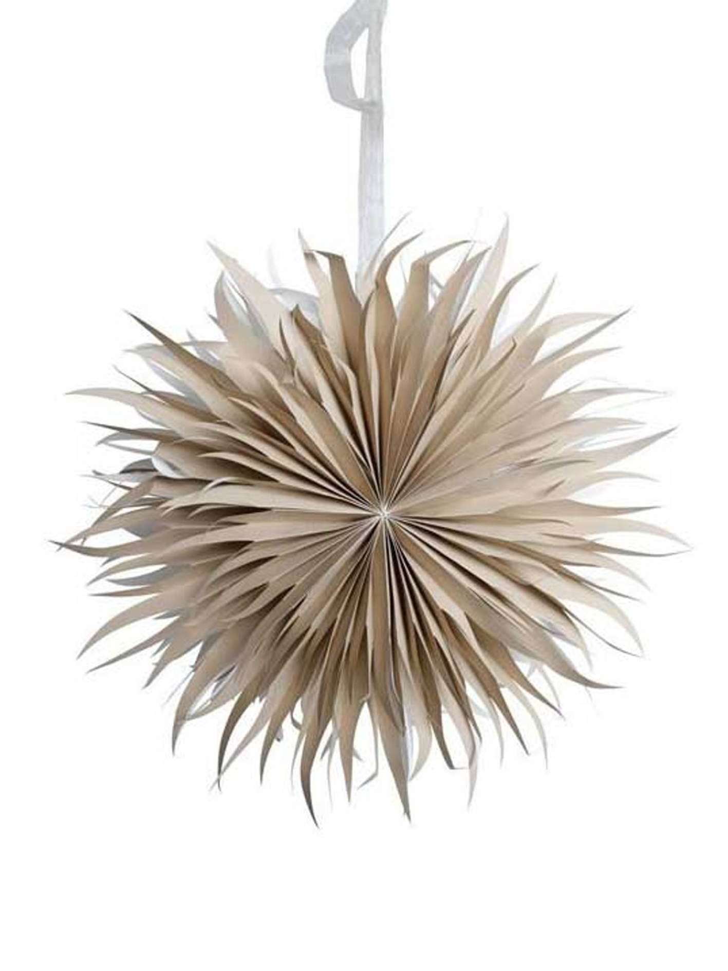 Adventsstjärna Eld 50, Beige