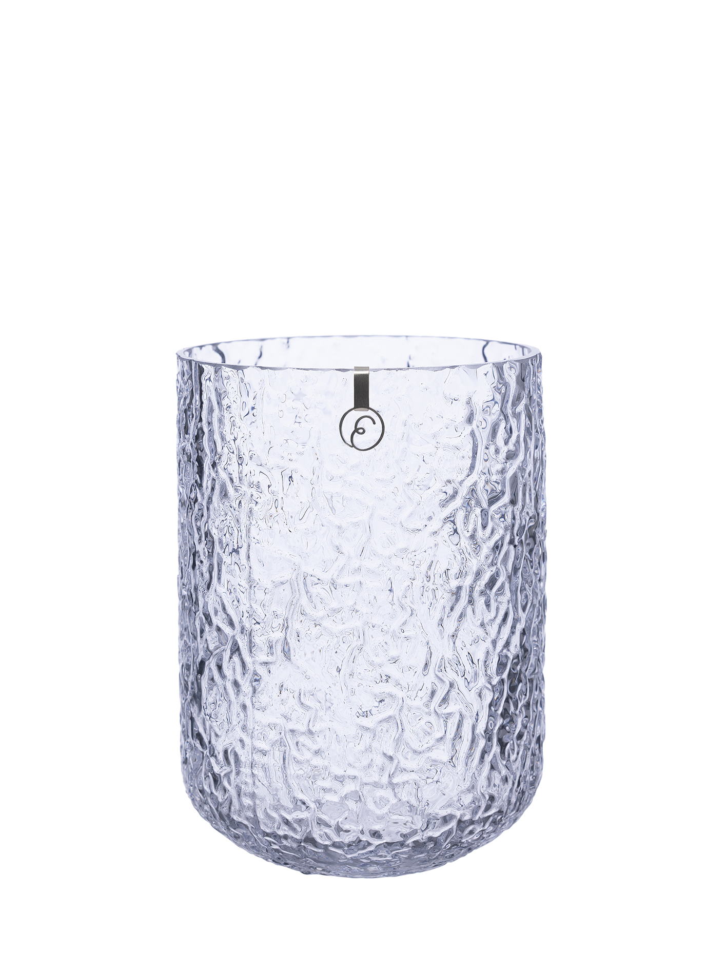 ERNST Glasvas med Struktur, 18 cm