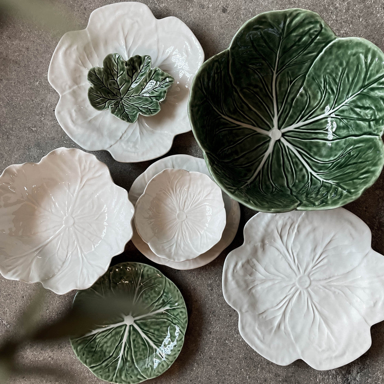 Cabbage Skål 22,5 cm, Cremevit