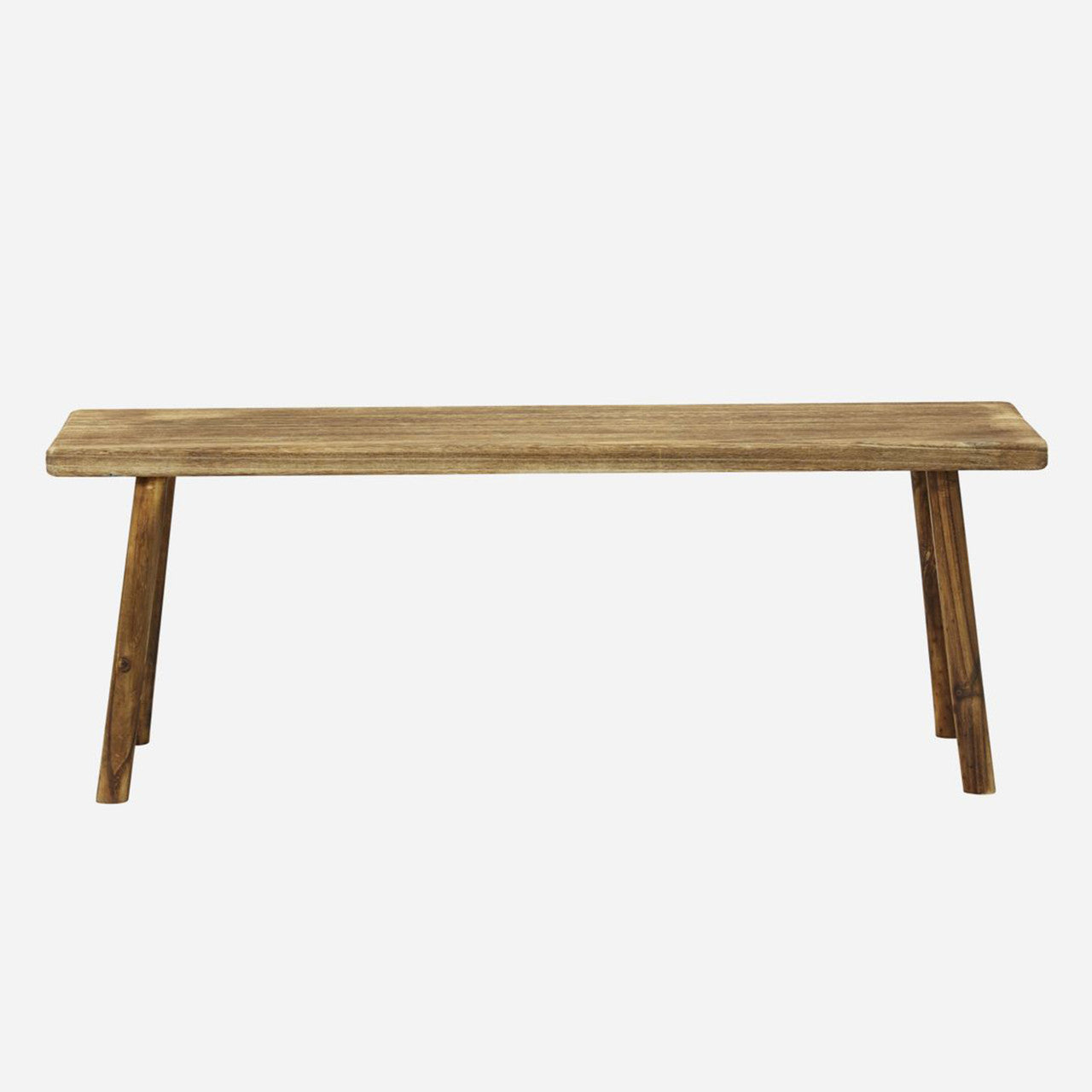 Träfärgad Bänk, Lång (Endast i butik)