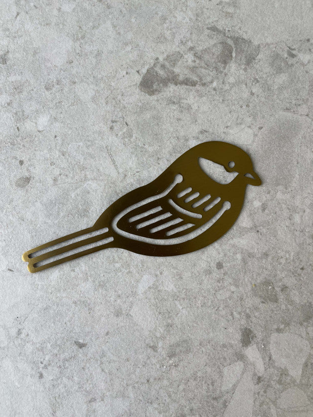 Bokmärke Fågel Mässing
