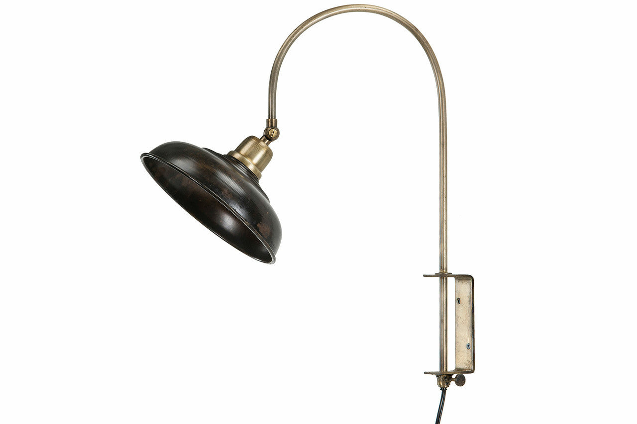 Vägglampa Noa, Brun