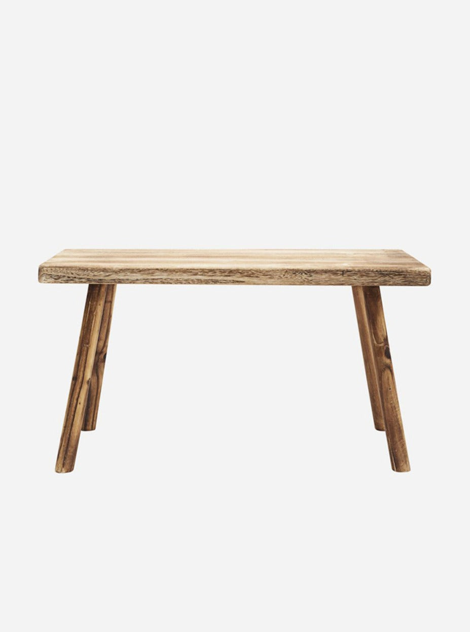Träfärgad Bänk, Kort (Endast i butik)