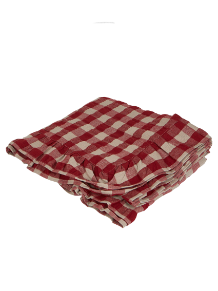 Lisa Rutig Duk, 140x250 cm, Röd