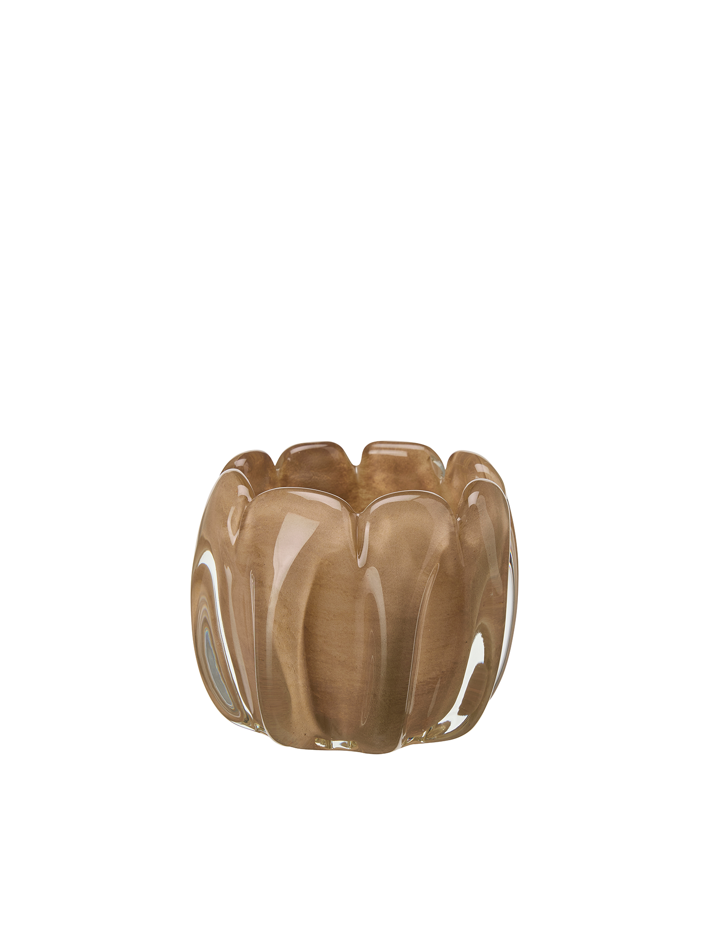 Mila Ljuslykta, 9 cm, Beige