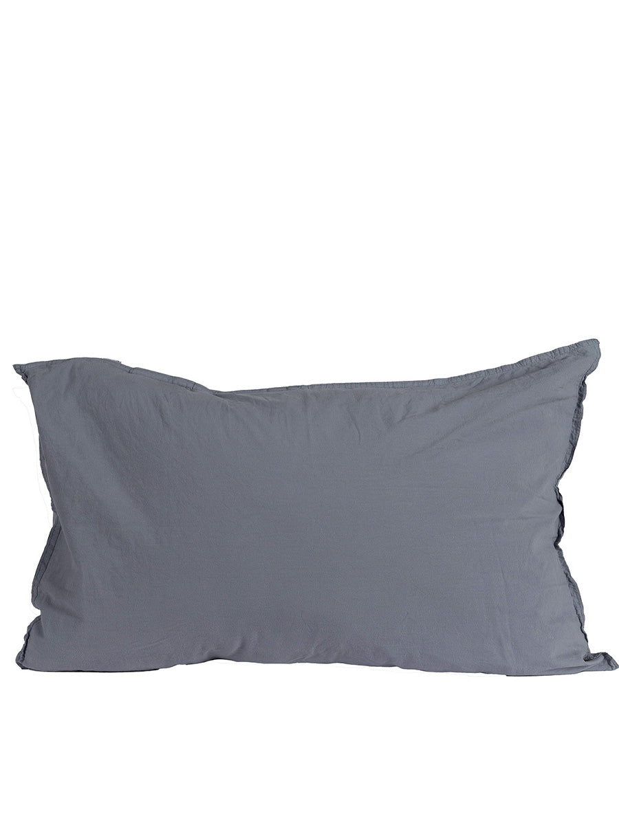 Crinkle Örngott, 50x90 cm, Dusty Blue