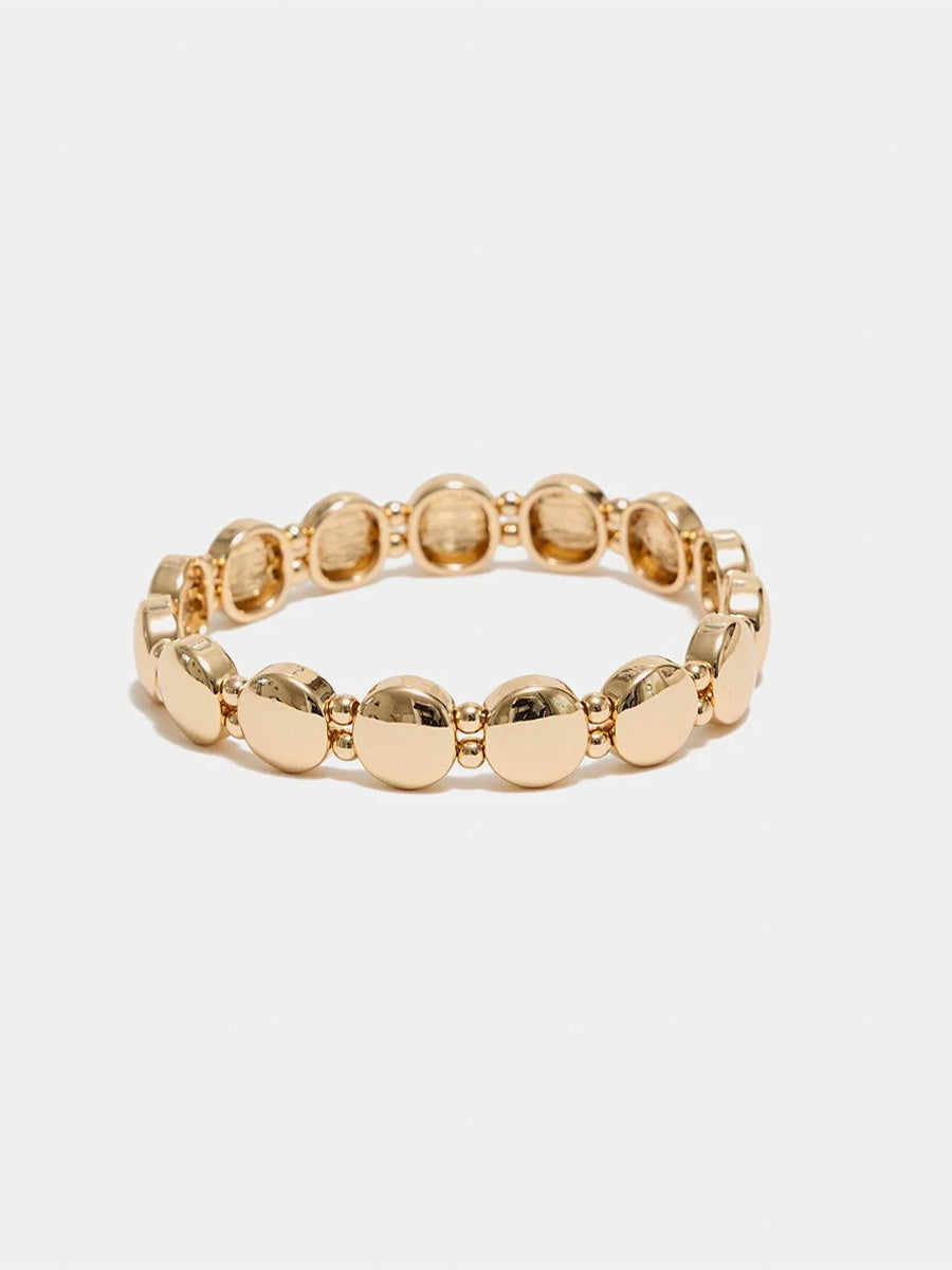 Ava Petite Elastiskt Armband, Gold