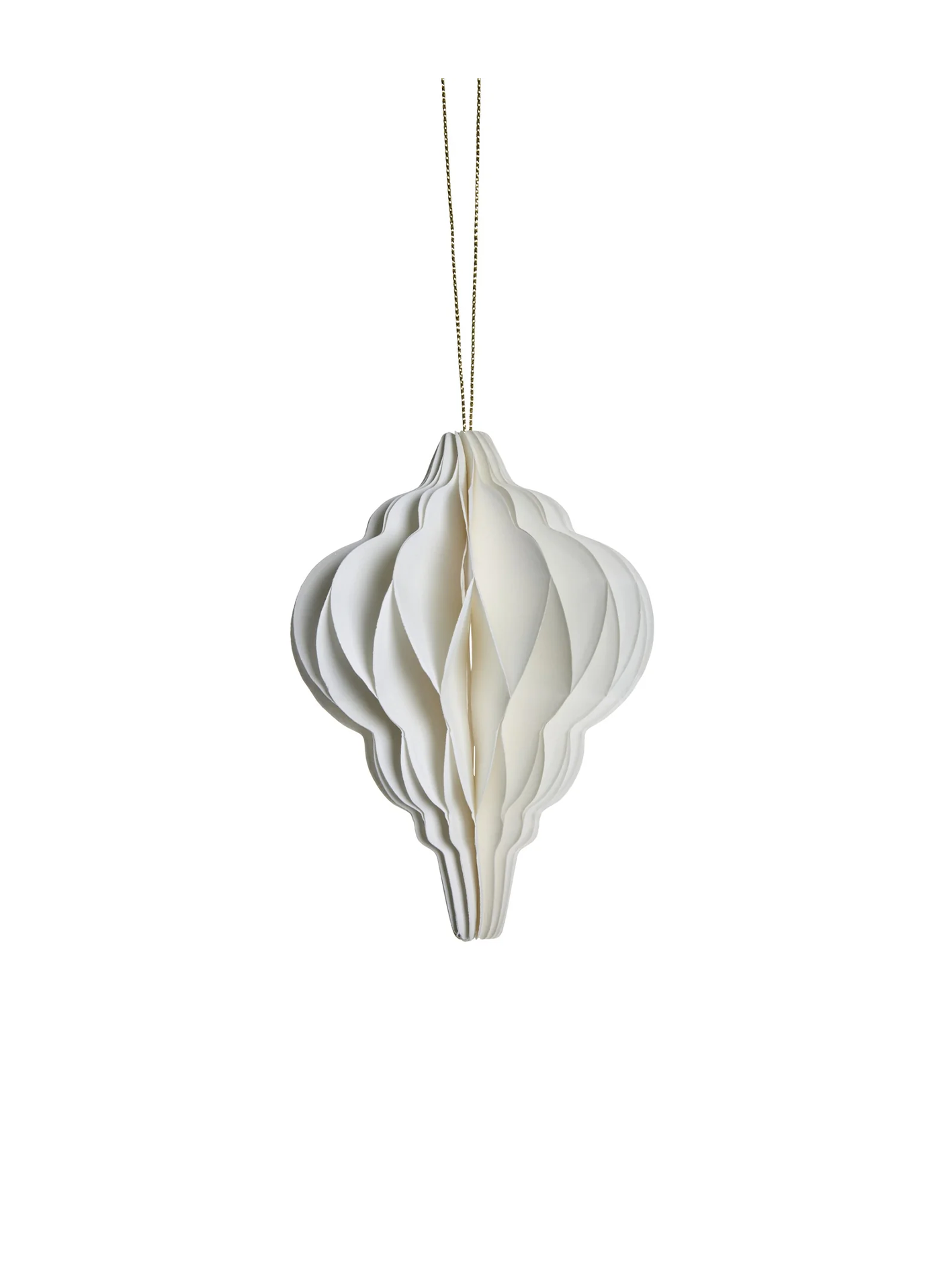 Julgransdekoration Poelle, Vit, 12 cm