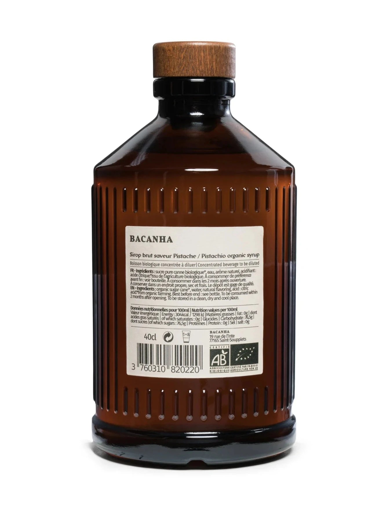 Ekologisk Rå Pistagesirap - 400ml