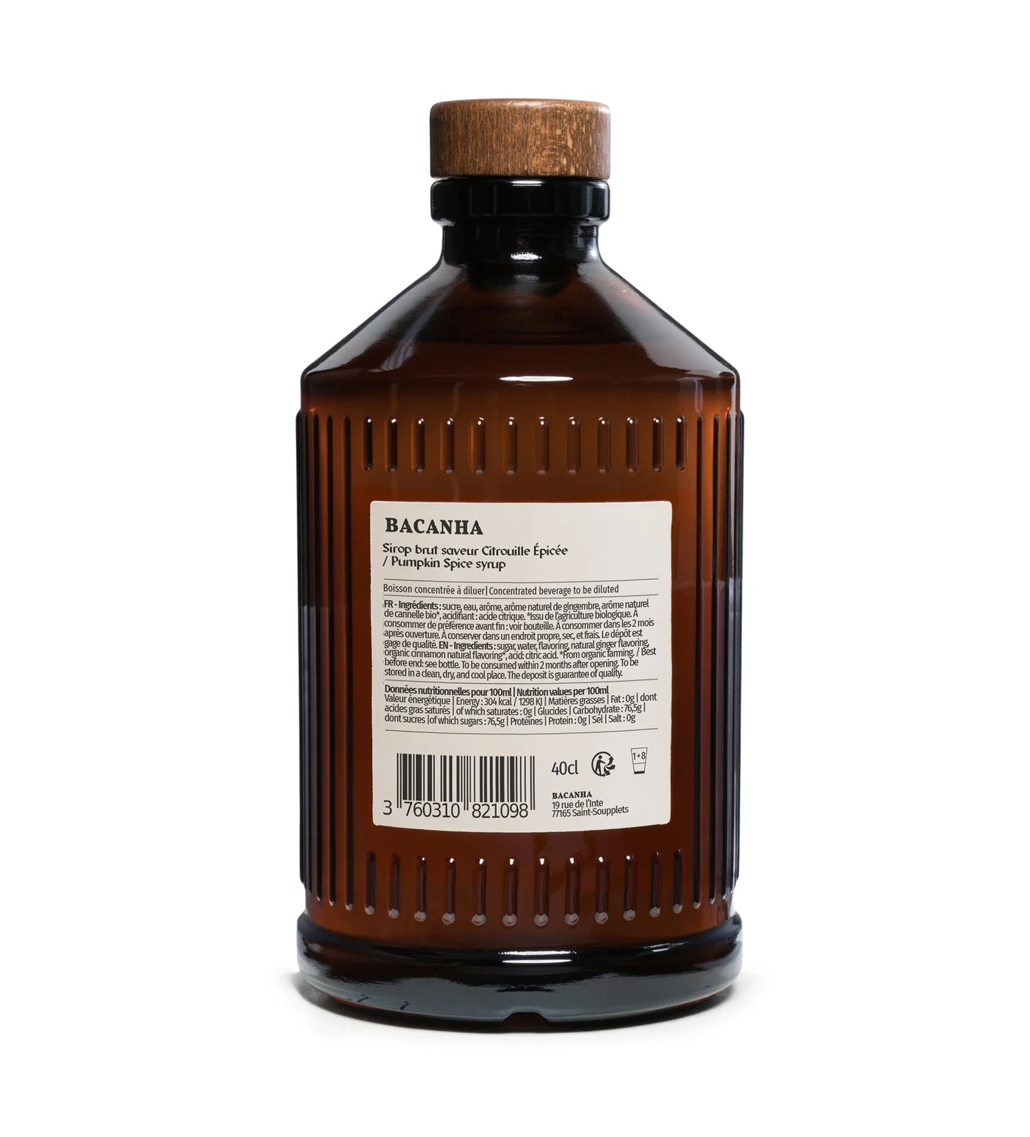 Ekologisk Rå Pumpkin Spice Sirap - 400ml