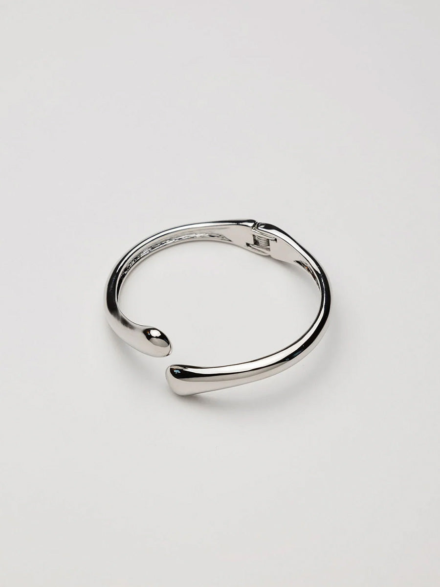 Twin Drop Armband, Silver