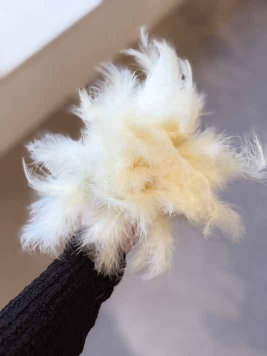 12-pack Fjädervippor, Ljusgul