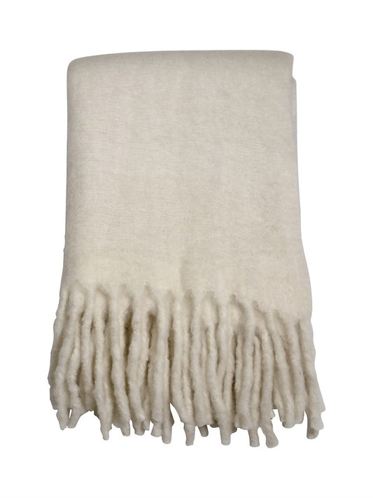 Pläd Ullmix, 130x170 cm, Cremevit