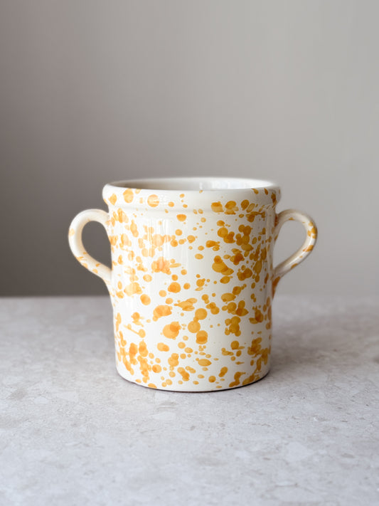 Spruzzi Kruka med Handtag, Gul