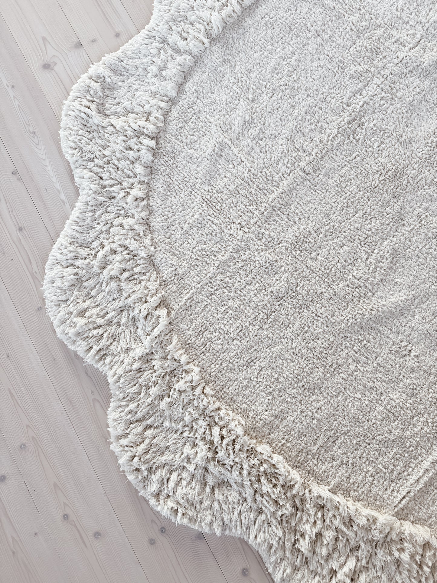 Yazz Matta, Rund, 160 cm, Offwhite