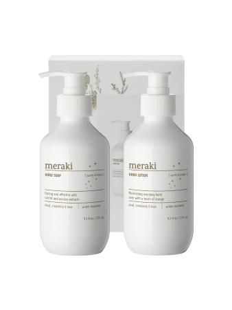 Meraki Gåvoset, Handtvål + Handcreme, Warm Orange