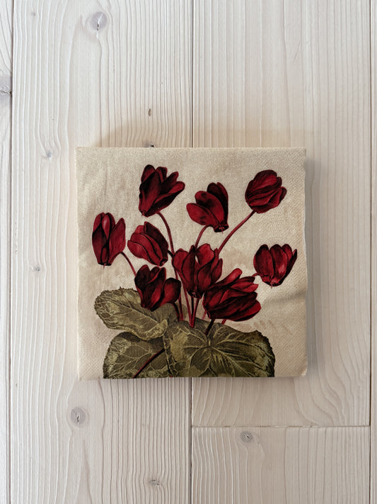 Pappersservetter, 20-pack, Cyklamen