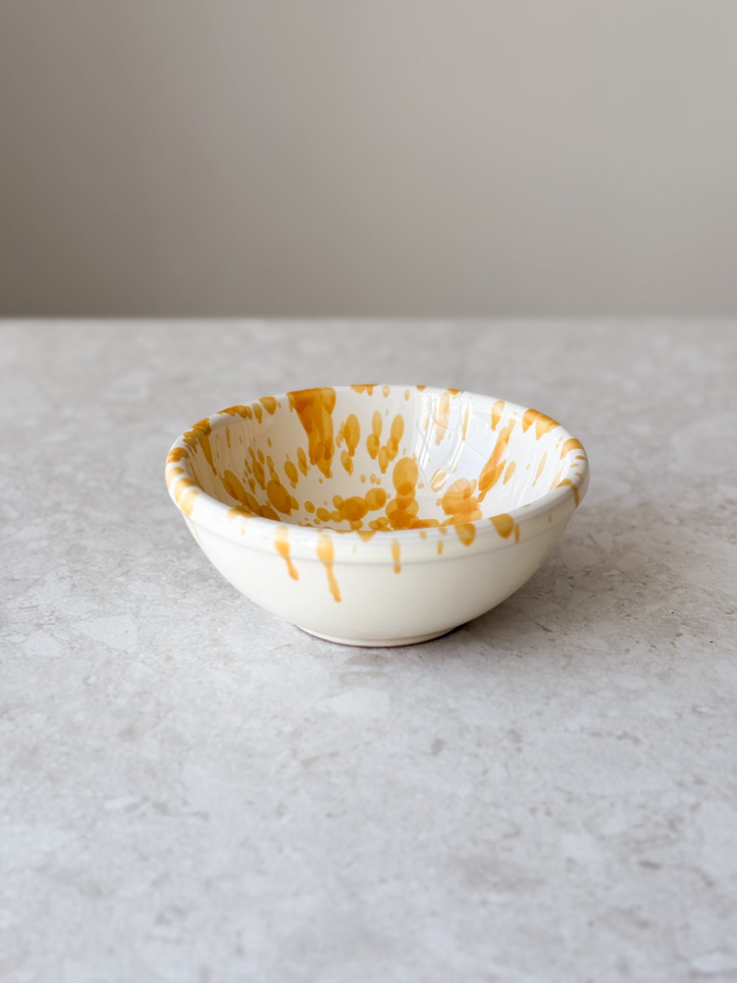 Spruzzi Skål 13 cm, Gul