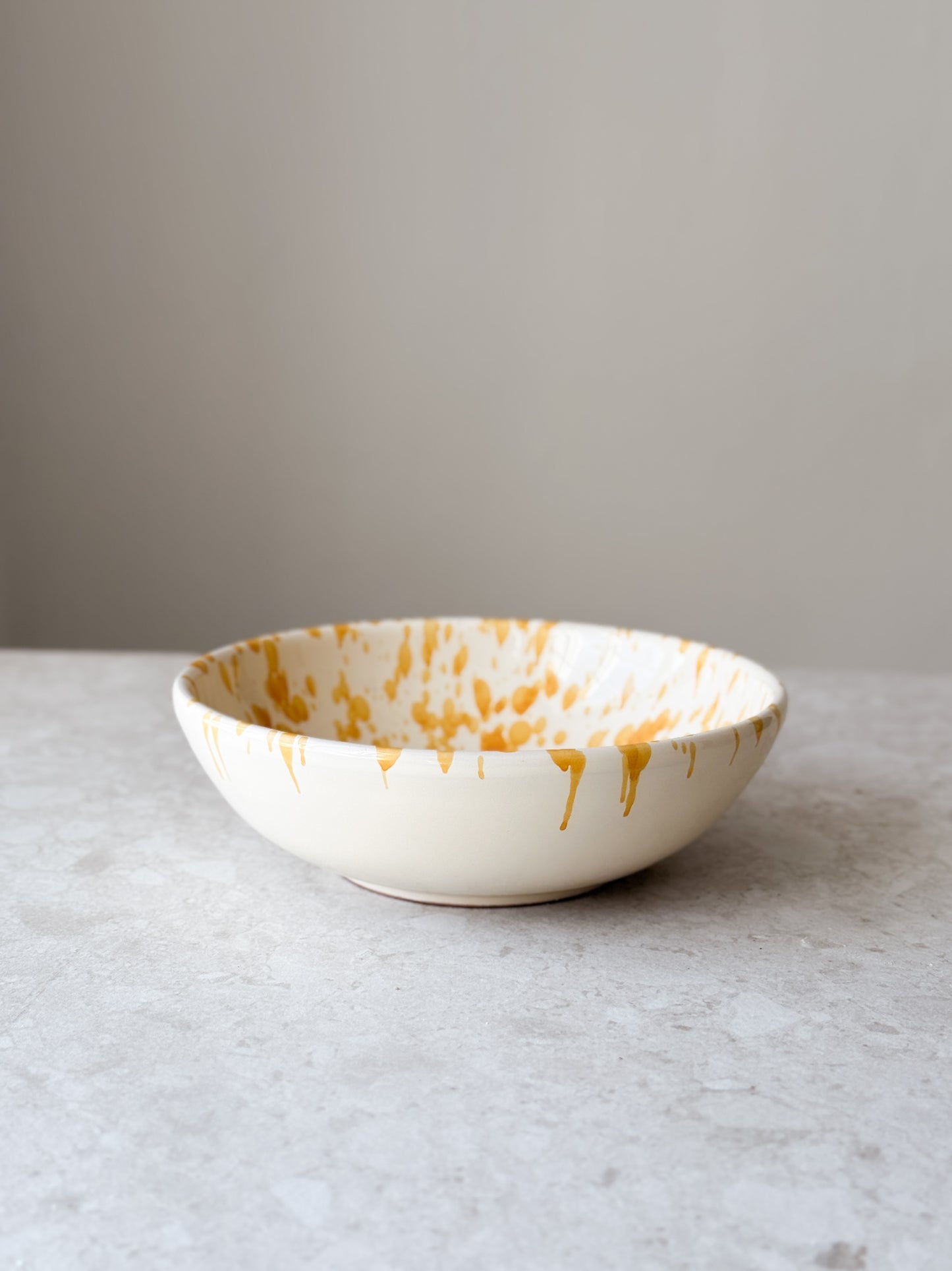 Spruzzi Skål 19 cm, Gul