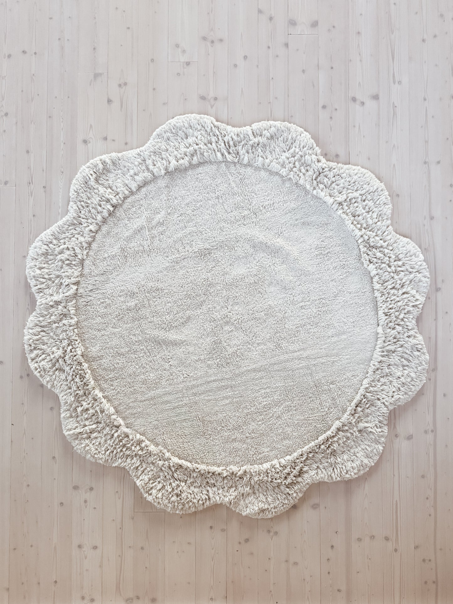 Yazz Matta, Rund, 160 cm, Offwhite