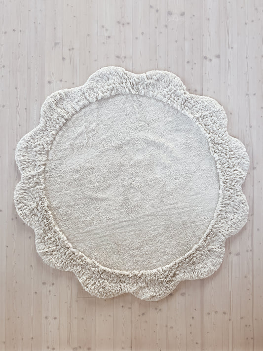 Yazz Matta, Rund, 160 cm, Offwhite