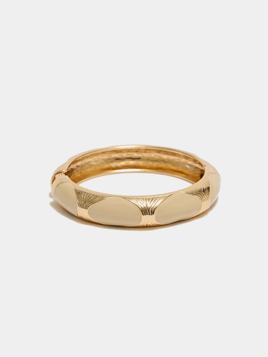 Addie Armband, Sand with Gold
