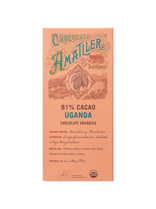 Uganda 81% Mörk Choklad 70g