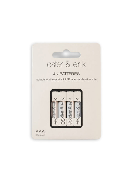 Ester & Erik Batterier - AAA