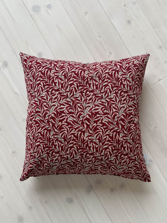 Kuddfodral Ramas Röd/Natur