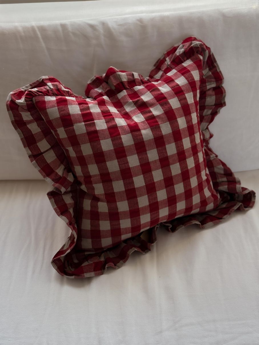 Lisa Kuddfodral, 48x48 cm, Röd