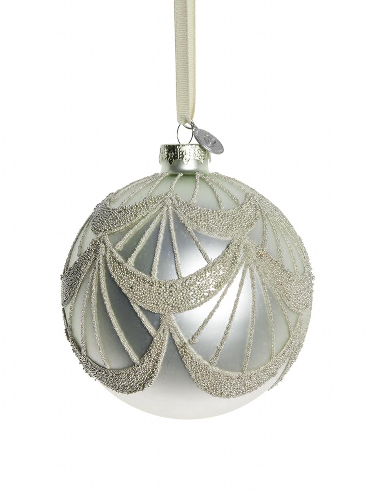 Julgranskula Perline, Offwhite, 10 cm