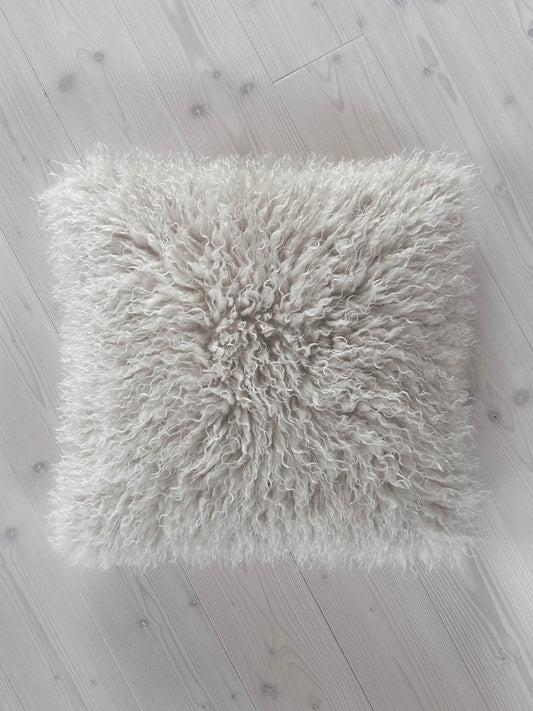 Curli Kuddfodral, 48x48 cm, Offwhite