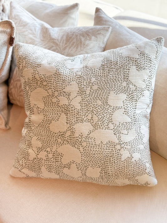 Mori Kuddfodral, Khaki, 50x50 cm