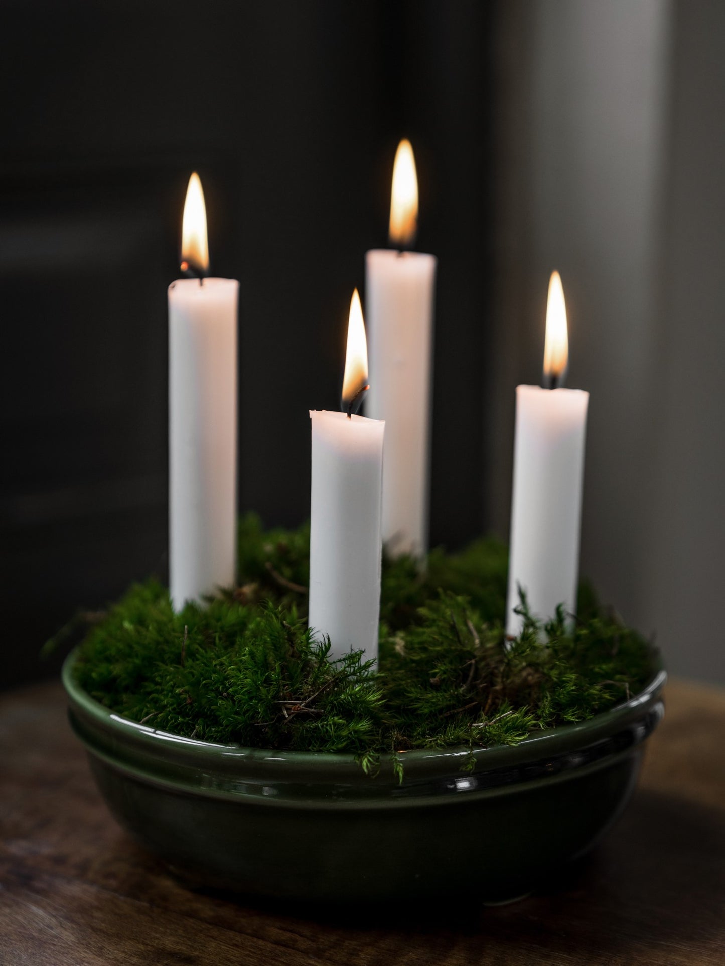 ERNST Adventsljusstake, Keramik, Grön